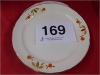 Jewel Tea Autumn Leaf four 8" luncheon plates