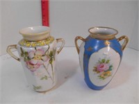 2 Nippon Flower Vases