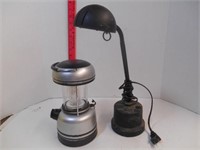 Battery Operated Latern and Halogen Table Lamp