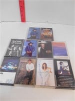 Variety of 10 Musical Cassettes