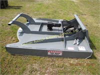 Skidloader mount rotary mower w/ hyd hookups,