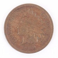 1908 SAN FRANCISCO INDIAN HEAD ONE CENT COIN