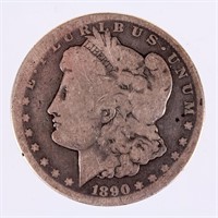 Coin 1890-CC Morgan Silver Dollar AG Key Date