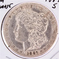Coin 1887-S  Morgan Silver Dollar Extra Fine