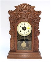 22" Gingerbread-style clock