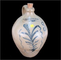 N. Clark & Co., Lyons NY #3 stoneware jug with