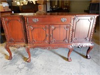 Chippendale Style Mahogany Sideboard