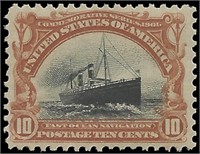 US stamp #294-299 Mint NH VF to XF CV $962.50