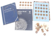 MIXED UNITED STATES INDIAN HEAD CENTS BOOKS LOOSE