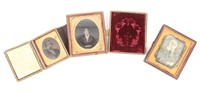 3 TINTYPE PHOTOGRAPHS IN CASES