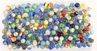 3 LBS OF GLASS MARBLES