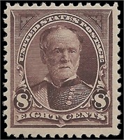US stamp #246, 247, 248, 254, 255, 257, 248 Mint