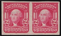 US stamp #314 & 320 Mint NH Imperf Pairs CV $135