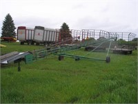 56' Hay Elevator on Transports w/ Motor