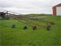 38' Hay Elevator on Transports w/ Motor