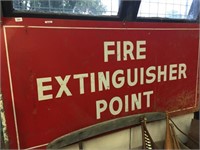 6 X 3 FIRE EXTINGUISHER POINT SIGN
