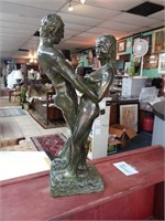 Loving embrace statue