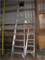 2 - Aluminum Step Ladders