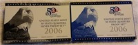 US 2006 Quarter Sets - Silver Proof and Proof