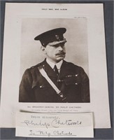 8 signed items: British military, incl A. Gaselee.