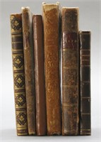 6 Books incl: LETTERS OF J. DOWNING, 1835.