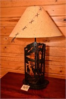 METAL DEER ART LAMP