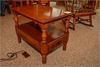 SOLID HARDROCK MAPLE END TABLE