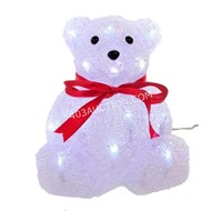 8" Acrylic Bear with 16 LED Lights