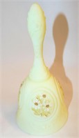 Fenton Hand Painted Satin Glass Bell