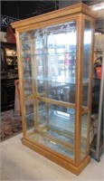Outstanding Gold Gilded Showcase Cabinet