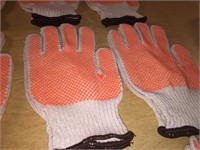LOT of 12 Pair Utility Gloves