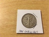 1944 SILVER Walking Liberty Half Dollar in Case
