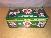 1991 Score Baseball Cards Complete Factory Set