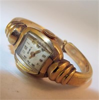 10k Gold Filled Benrus Ladies Wrist Watch