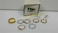 Group Of Stainless Steel Rings
