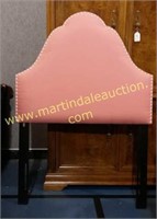 Pink Twin Headboard & Mattress