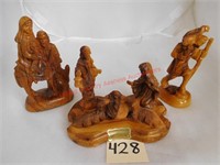 3-piece nativity set from the Holy Land.