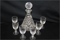 7pc Waterford Decanter Set 4.25" - 10"