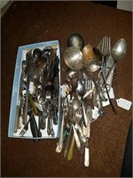 Vintage utensils and serving utensils,