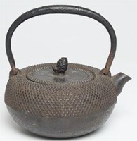 Antique Japanese Small Cast Iron Teapot