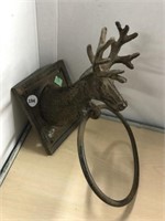 Cast Metal Deer Hook