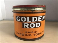 Golden Rod Tobacco Tin