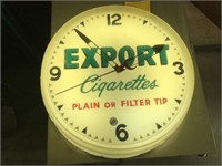 Vintage Export Cigarettes Wall Clock - Works