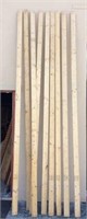 Nine 2' x 4' x 12' Whitewood Panels -BR