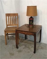 LANE Side Table, Lamp & Chair 7A