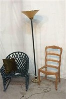Plastic Rocking Chair w/ Lamp 7B