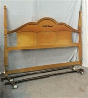 King Size Bed Headboard & Frame 8C