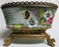 19TH CENTURY HAND PAINTED FRENCH PLANTER