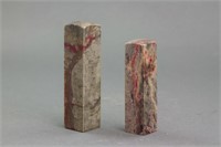 2 PC Chinese Chicken Blood Seal
