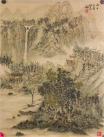 Chinese Watercolour on Paper Signed by Artist